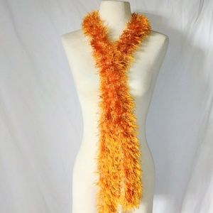 🧡 Tangerine Winter Scarf #hundredsofscarves
